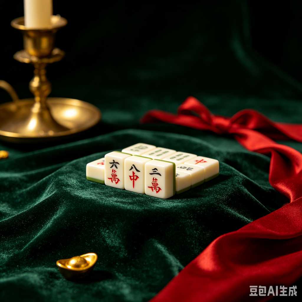 cute mini mahjong tiles set